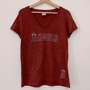 Los Angeles Angels of Anaheim MLB Baseball V Neck Tee